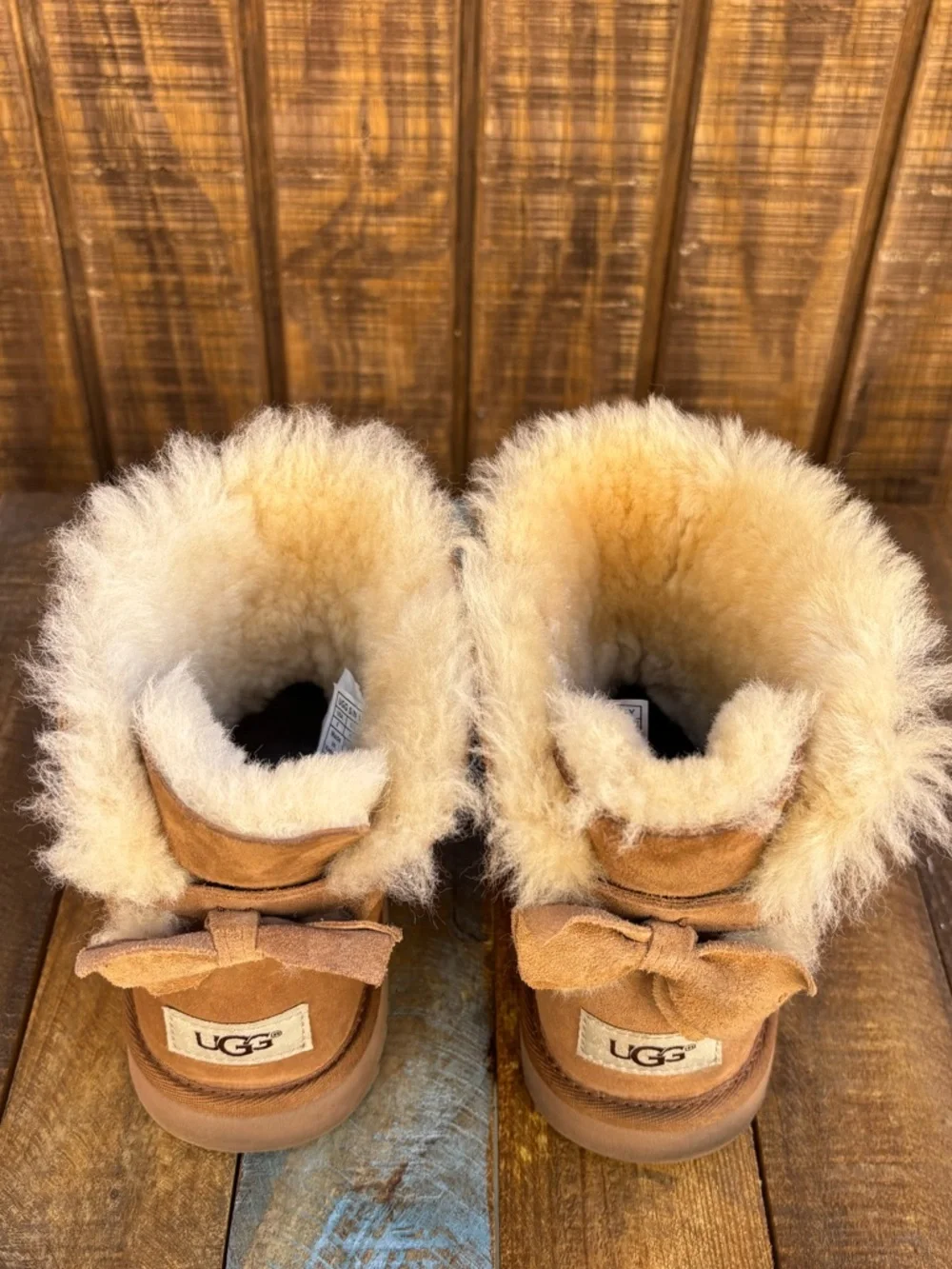 UGG Kandice Chestnut Bow Back Boots